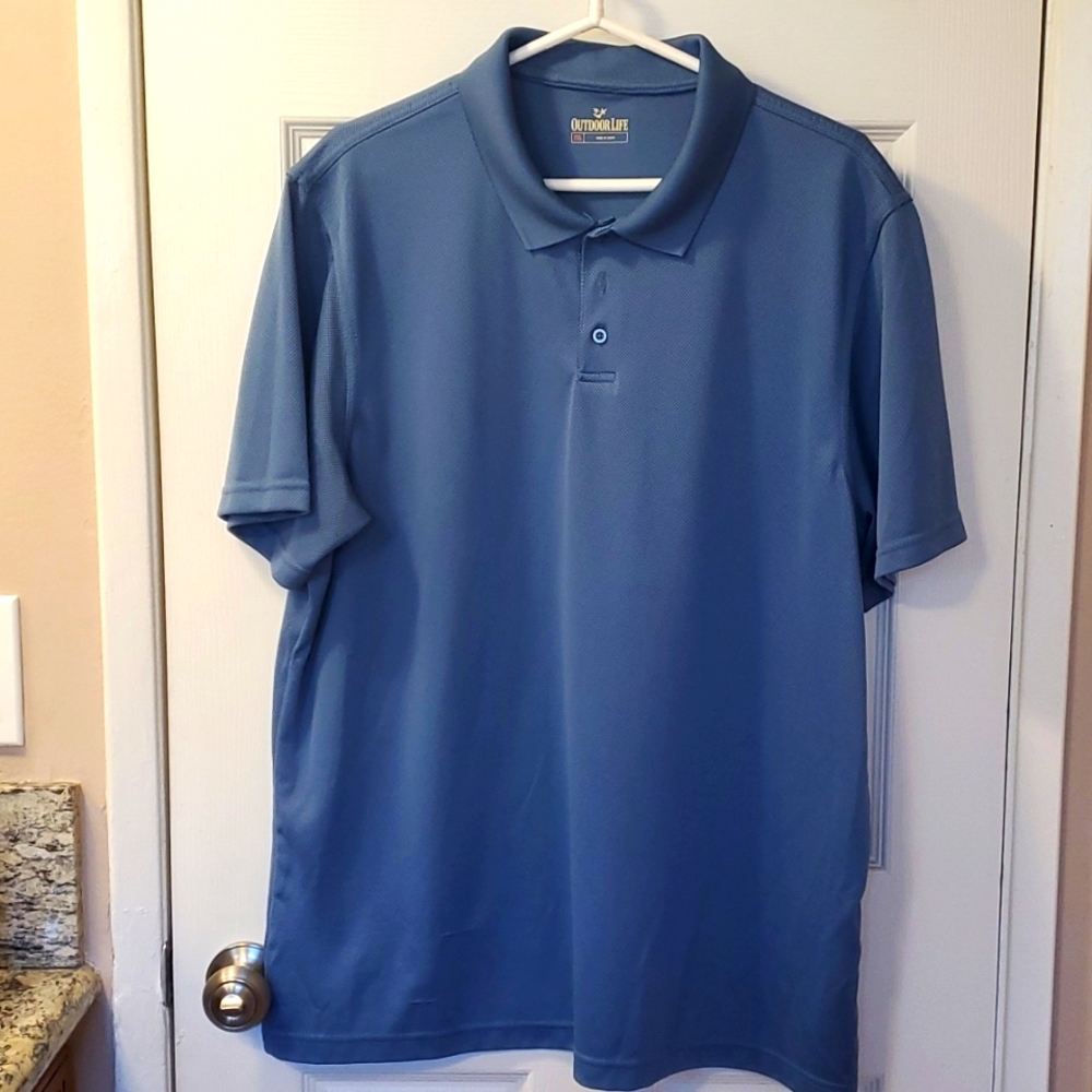 Men's Blue Polo XXL Shirt